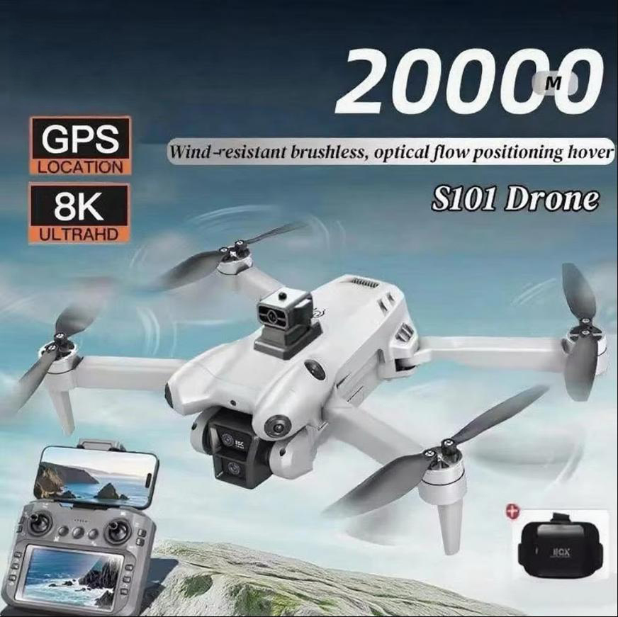 Drone Gimbal 3 Axis - S101 Drone 8K HD Professinal Dual