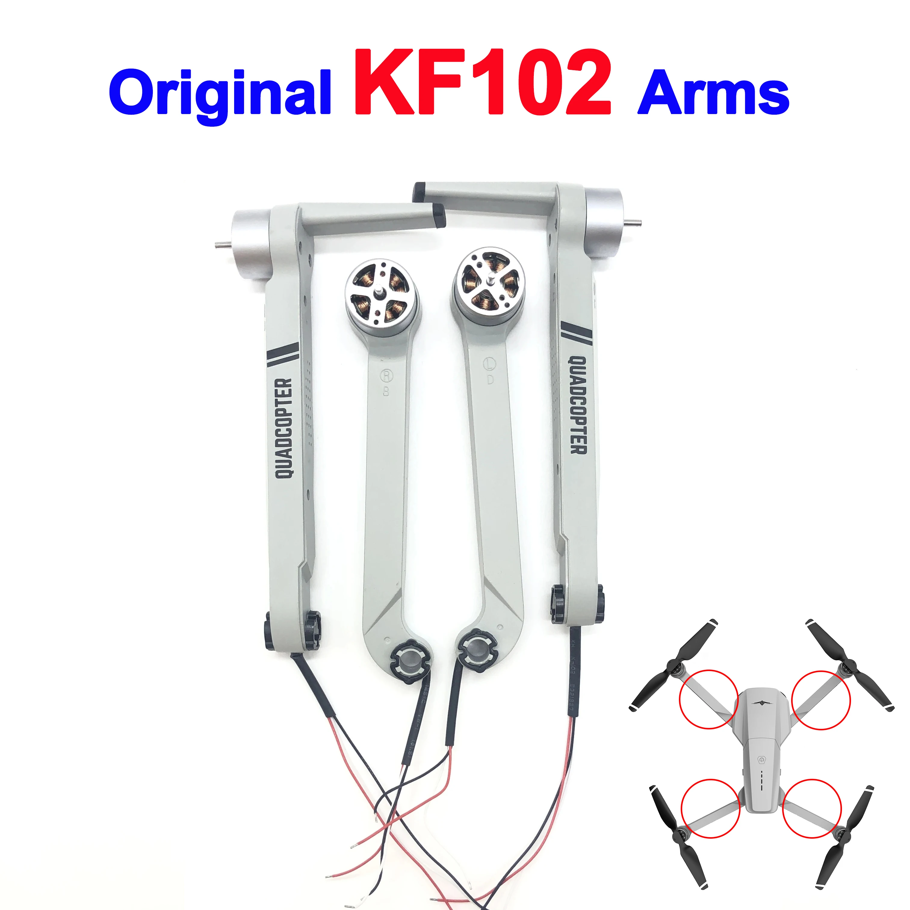 KF102 MAX Front Rear Arm Spare - Drone Gimbal 2 Axis ulasan dan harga