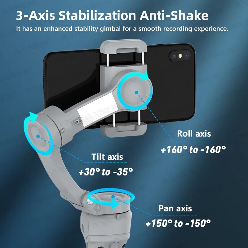 HQ6 3-Axis Gimbal Handheld Sta - Drone Gimbal For Gopro ulasan dan harga