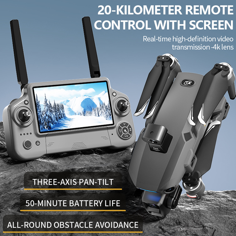 2026 New 8K Dual Camera Drone  - Drone Gimbal 3 Axis ulasan dan harga