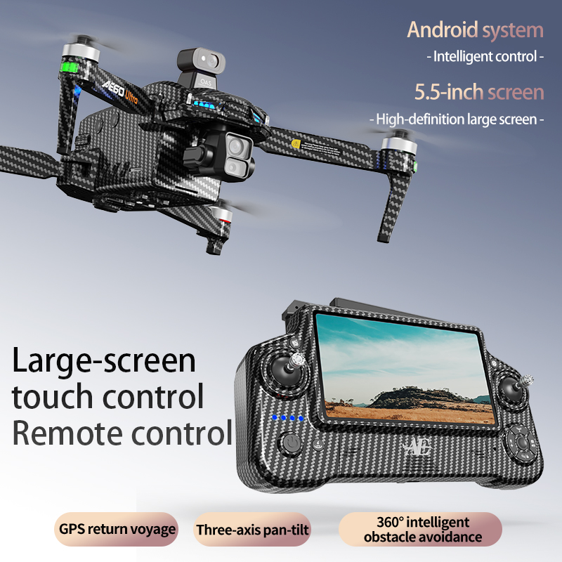 AE60 GPS Drone Professional 8K - Drone Gimbal 3 Axis ulasan dan harga