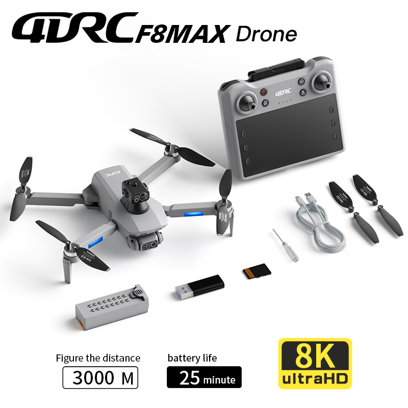 F8 MAX GPS Drone Professional  - Drone Gimbal Brushless ulasan dan harga
