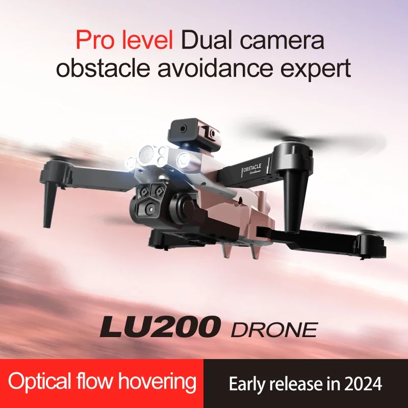 LU200 8K GPS Drone Triple Came - Drone Gimbal Mount ulasan dan harga