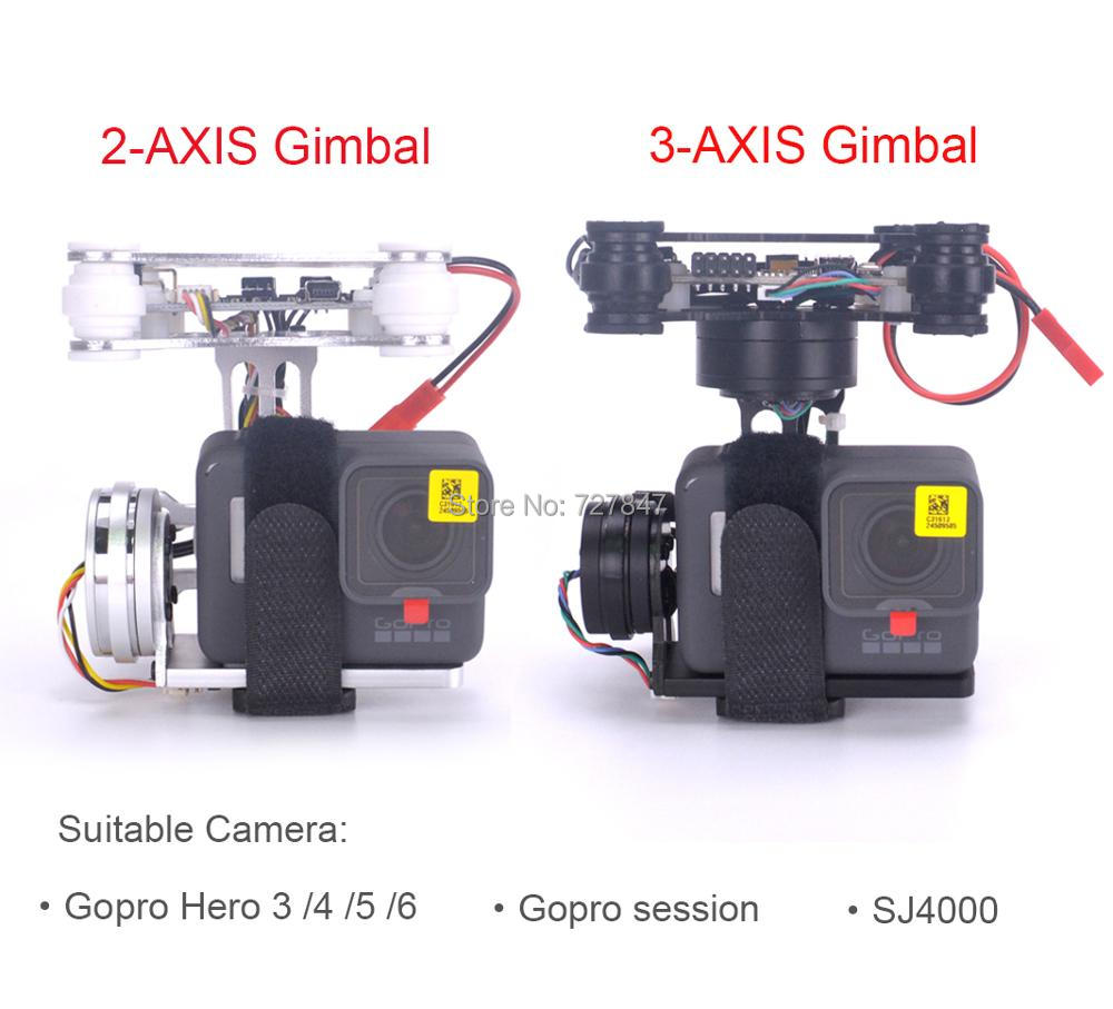 RTF FPV 3-AXIS / Lightweight 2 - Drone Gimbal For Gopro Hero ulasan dan harga