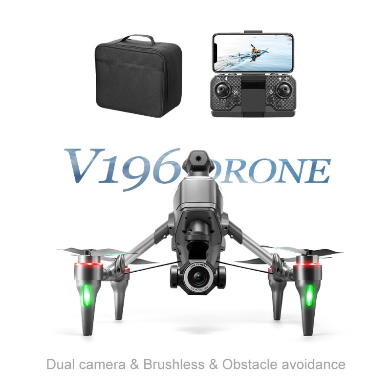 2025 V196 Automatic Obstacle A - Drone Gimbal 2 Axis ulasan dan harga