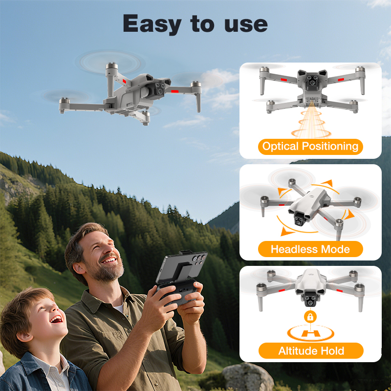 NEW Hot L017 Pro Drone Brushle - Drone Gimbal 3 Axis ulasan dan harga