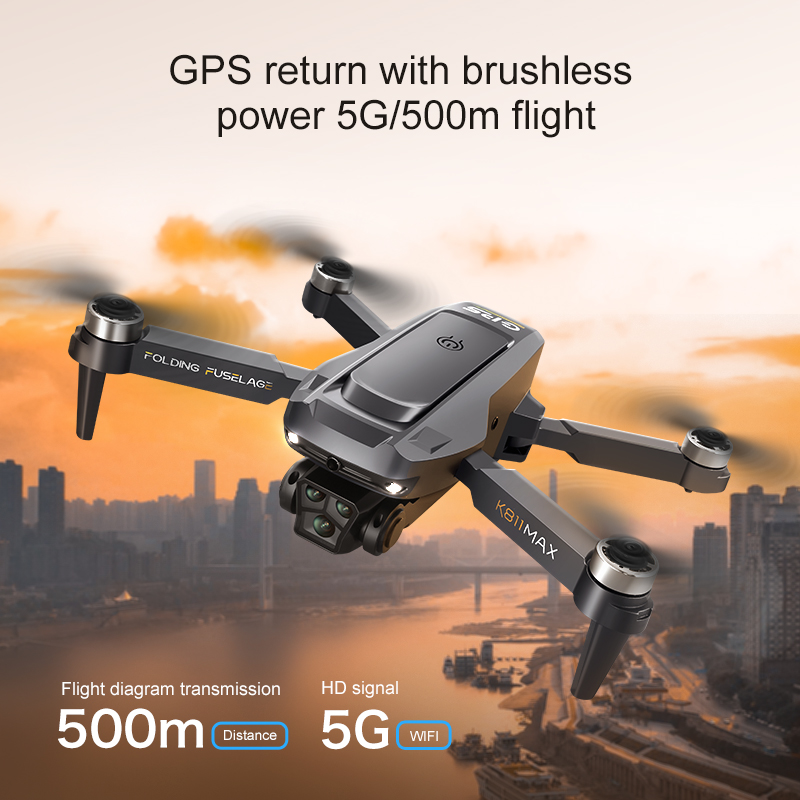 K811MAX Quadcopter Drone: Brus - Drone Gimbal Brushless ulasan dan harga
