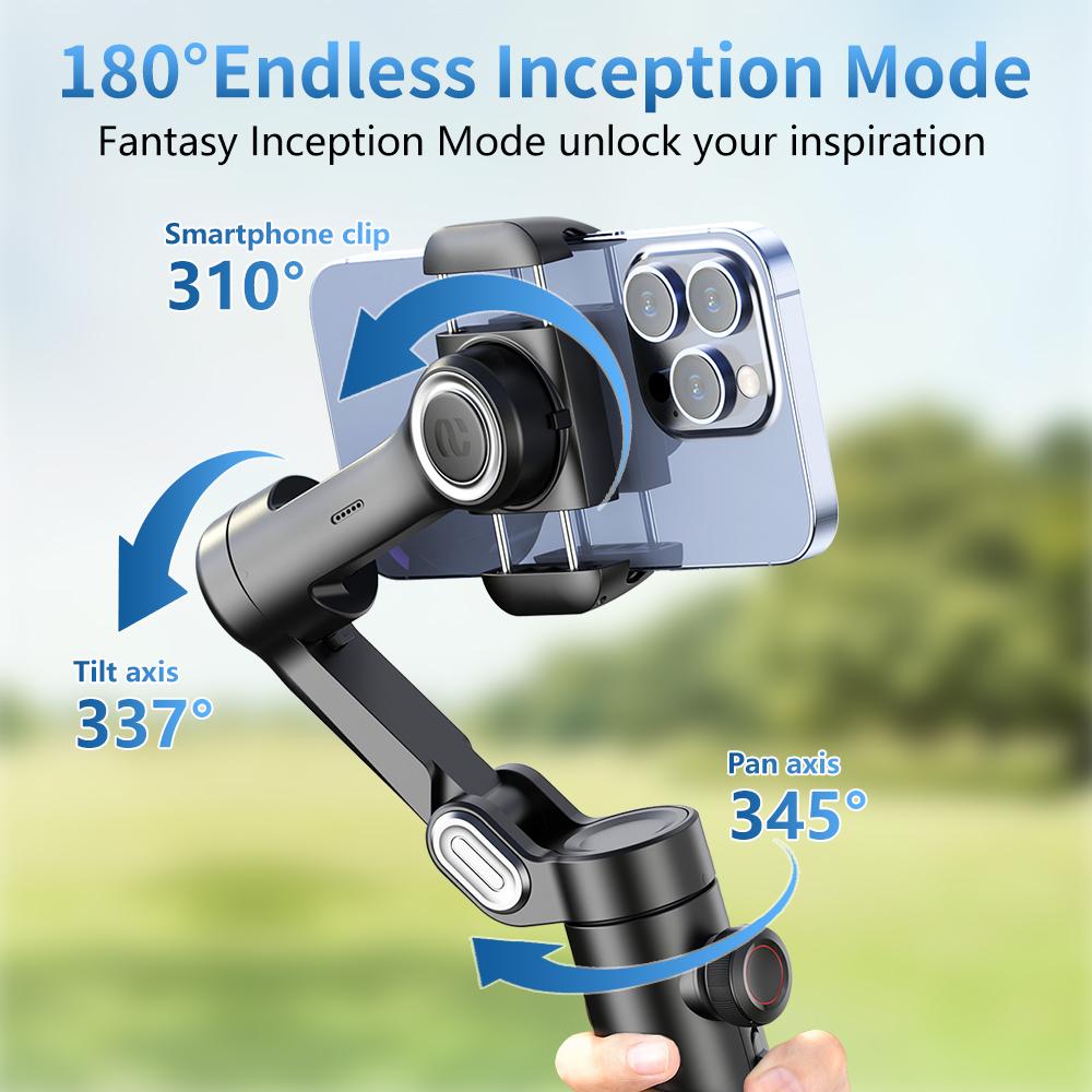AOCHUAN 3-Axis Handheld Gimbal - Drone Gimbal For Gopro ulasan dan harga