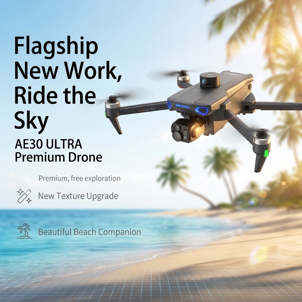NEW AE30 Ultra GPS Drone 4K Pr - Drone Gimbal 3 Axis ulasan dan harga